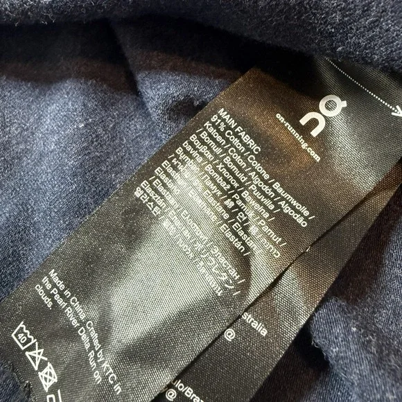 ON cloud Mens On T tee active‎ tops Short Sleeve T shirt Blue size XL - Picture 5 of 8